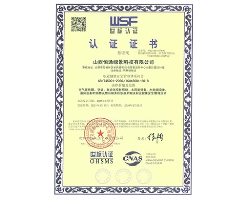 職業健康安全管理體系（中文正本）